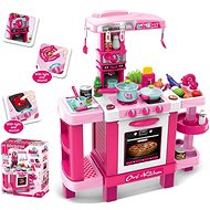 Baby Mix Baby kitchen little chef + accessories pink - Play Kitchen