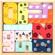 Wooden puzzle with numbers - Wooden Puzzle