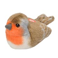Stuffed bird with sounds Red - Soft Toy