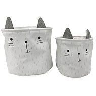 Children's storage box Animals, set of 2, cat - Storage Box