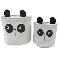 Children's storage box Animals, set of 2, panda - Storage Box