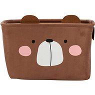 Children's storage basket Bear, set of 2, brown - Storage Box