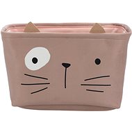 Baby storage basket Cat, set of 2, pink - Storage Box