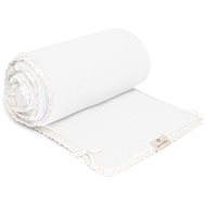 Maceshka muslin White, lace - Crib Bumper