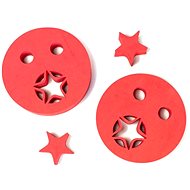 Tutee Cushioning Rings Starfish, red - Swimmies