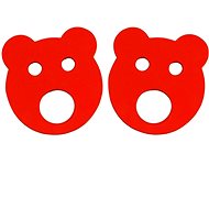 Tutee Supercharging Rings Teddy Bear, red - Swimmies