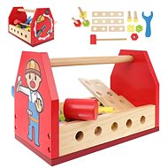 Kruzzel 11225 Wooden tools in crate - Children's Tools