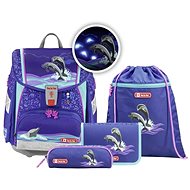 School bag in Step by Step Flash set Dolphins, AGR - 4 pieces - School Set