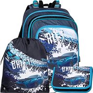 School backpack set for first graders BAGMASTER ALFA 20 D - 3 pieces - School Set