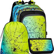 School backpack set for first graders BAGMASTER ALFA 20 C - 3 pieces - School Set