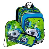 School backpack set for first graders BAGMASTER ALFA 8 C - 3 pieces - School Set