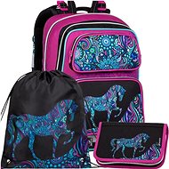 School backpack set for first graders BAGMASTER GEN 20 A - 3 pieces - School Set