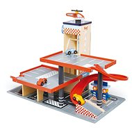 Large Tender Leaf Blue Bird Service Station Parking Garage - Toy Garage