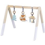 Wooden baby trapeze with fox - Baby Play Gym