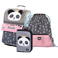 Baagl Zippy Panda school bag for first graders - 3 pieces - School Set
