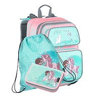 School backpack set for first graders BAGMASTER GEN 21 A - 3 pieces - School Set