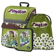 Baagl Zippy Zombie school bag for first graders - 3 pieces - School Set