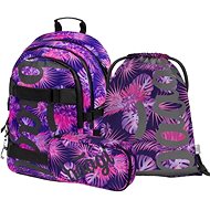 School backpack set Baagl skate Violet - 3 pieces - School Set