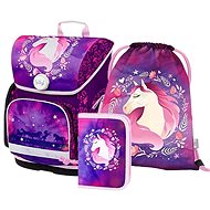 BAAGL Ergo ló 3 részes iskolaszett: aktatáska, tolltartó, tornazsák - School Set