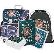 School bag in set for first graders Baagl Ergo Squirrel - 5 pieces - School Set