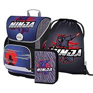 Baagl Ergo Ninja school bag for first graders - 3 pieces - School Set