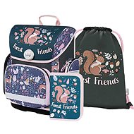 School bag in set for first graders Baagl Ergo Squirrel - 3 pieces - School Set