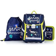 School briefcase set for first graders Oxybag PREMIUM LIGHT Space ll. - 3 pieces - School Set