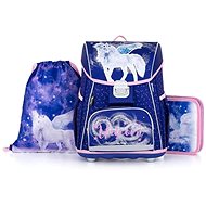 Oxybag PREMIUM Unicorn Pegasus briefcase for first graders - 3 pieces - School Set