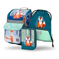 Baagl Zippy Fox school bag for first graders - 3 pieces - School Set