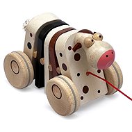 Ulanik Cow on a string flapper - Push and Pull Toy