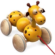 Ulanik Caterpillar Giraffe on a string - Push and Pull Toy