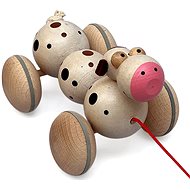 Ulanik Caterpillar Cow on a string - Push and Pull Toy