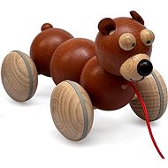 Ulanik Caterpillar Bear on a string - Push and Pull Toy