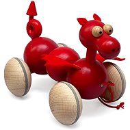 Ulanik Caterpillar Dragon on a string - Push and Pull Toy