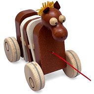 Ulanik Horse on a string flapper - Push and Pull Toy