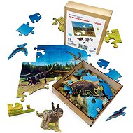 Ulanik Floor puzzle "Dinosaurs" - Wooden Puzzle