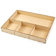 Ulanik Wooden tray 4 compartments - Toy Organiser