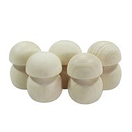 Ulanik Wooden set "5 mushrooms" - Montessori Toy