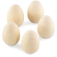 Ulanik Wooden set of medium eggs 5 pieces - Creative Toy