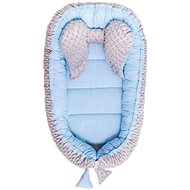 Baby nest Minky Sweet Baby - blue - Baby Nest
