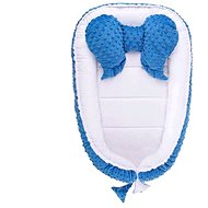 Baby nest Minky Teddy Bear - turquoise - Baby Nest