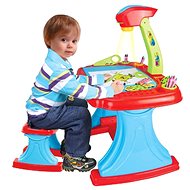 Children's double-sided board with projector and chair + accessories 93 pcs - Art Projector