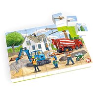 HUBELINO Puzzle-At the construction site - Jigsaw Puzzle