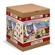 Woden City Wooden Puzzle Summer Time 2in1, 505 pieces eco - Jigsaw Puzzle