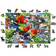 Woden City Wooden Puzzle Parrot Island 2in1, 505 pieces eco - Jigsaw