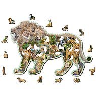 Woden City Wooden Puzzle Roaring Lion 250 pieces eco - Jigsaw