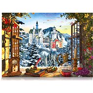 Star Puzzle Mountain Castle 1500 pieces - Jigsaw Puzzle