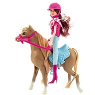 Wiky Rider with horse, 21 cm - Doll