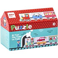 Apli Puzzle House Train - Jigsaw Puzzle