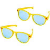 Godan Mega Party Glasses Yellow, 2 pcs - Costume Accessory